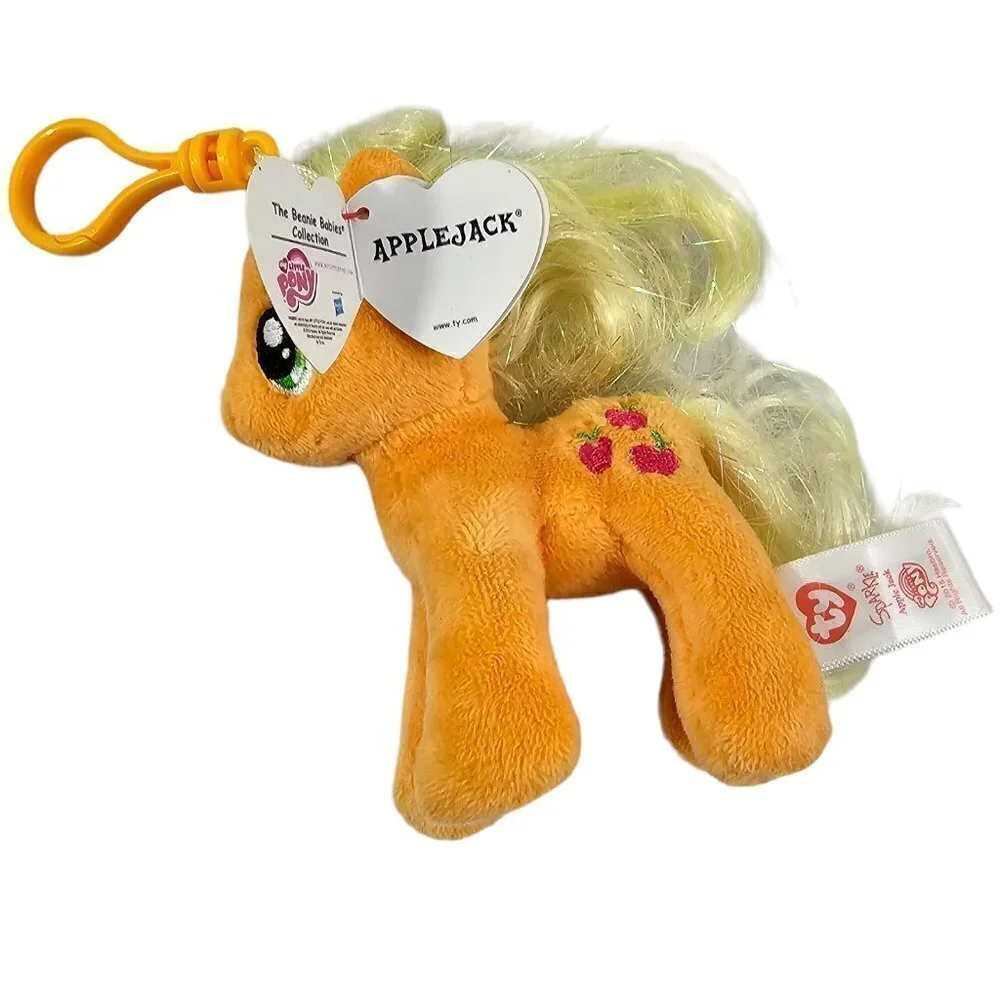 My Little Pony & TY Sparkle Apple Jacks Pony - Lot of 3 Ponies – Plush